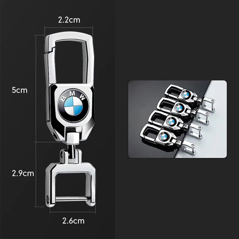 พวงกุญแจรถ BMW พวงกุญแจโลหะผสม
