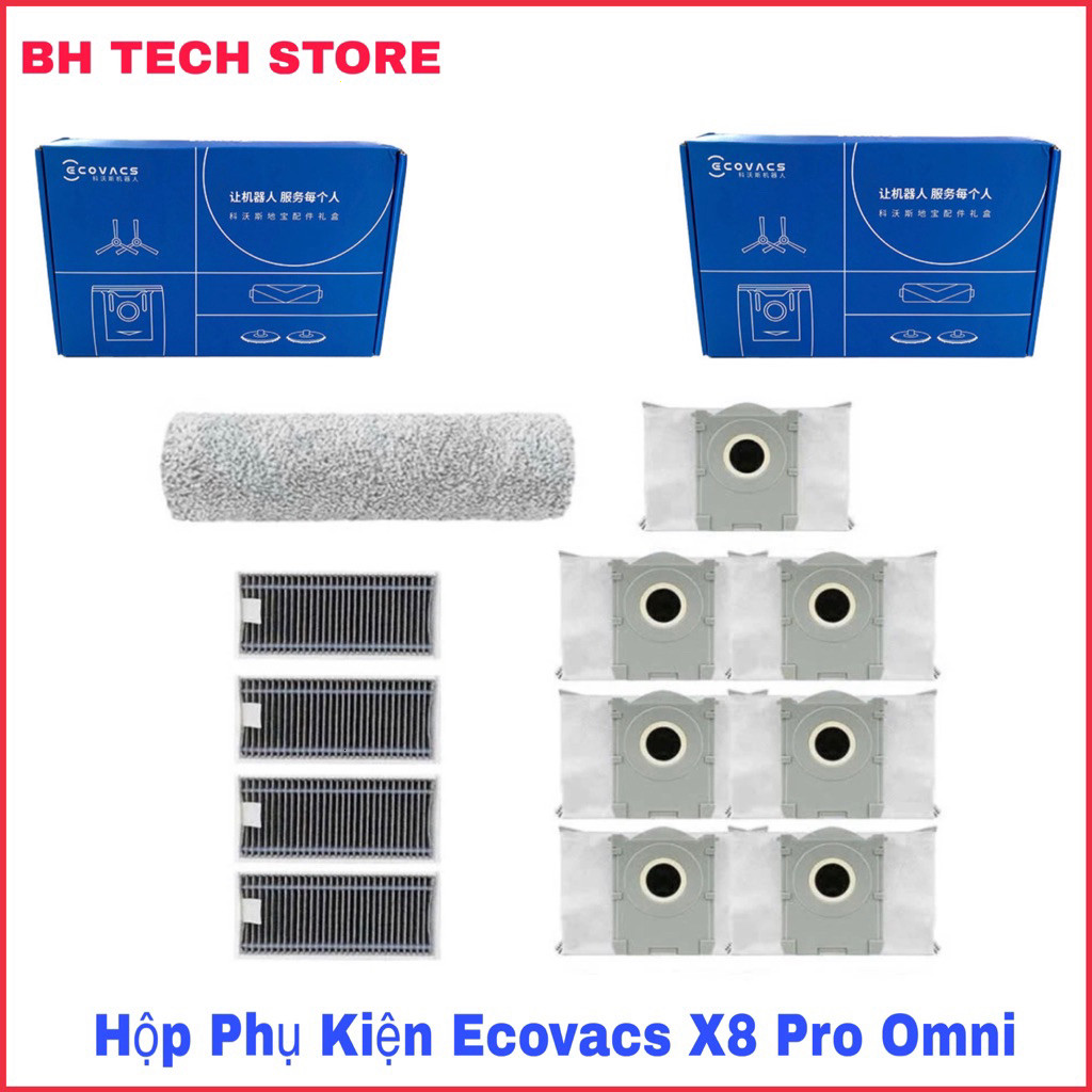 Ecovacs X8 / X8 Pro / X8 Pro Omni Full Box Accessory Set .( ตามภาพ ) .