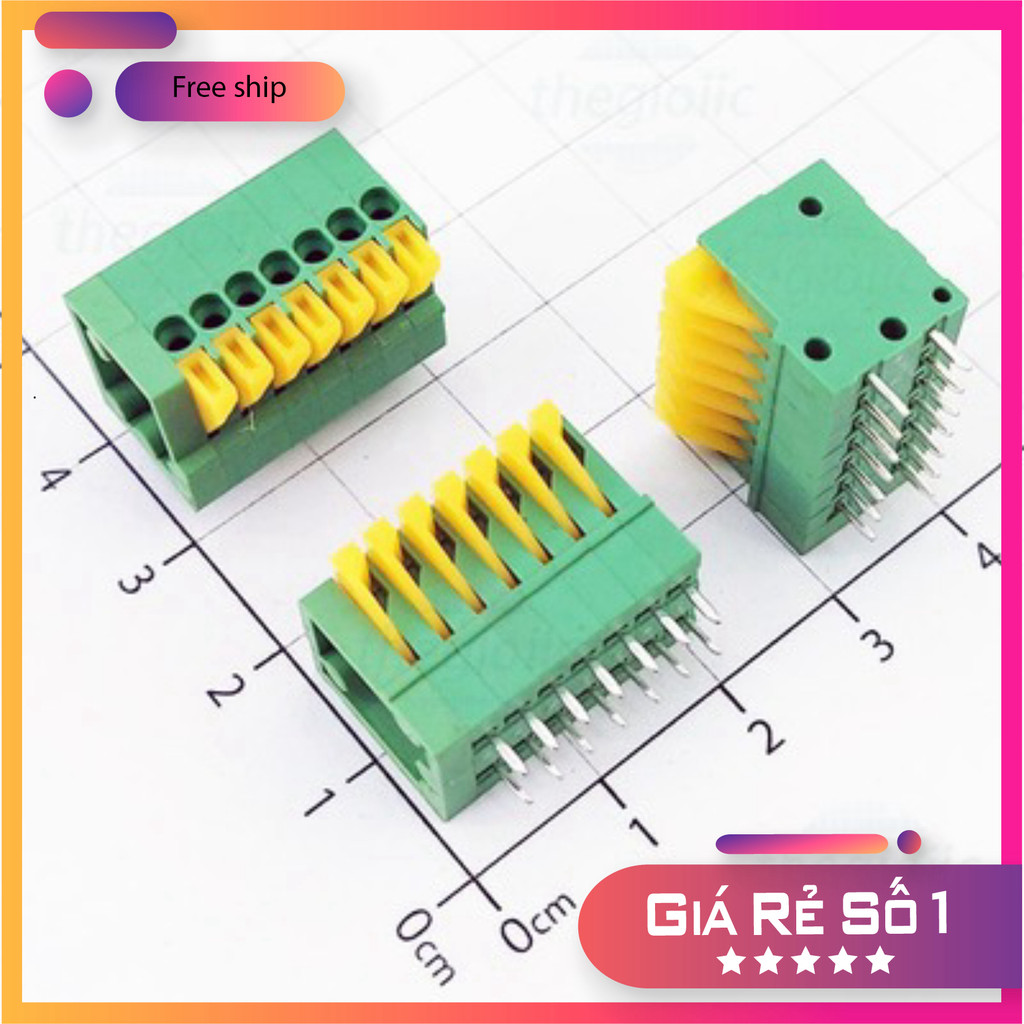 [2 ชิ้น]- KF141-2.54-7-V Terminal Block 7 ปลั๊กสายไฟแนวตั้งรายชื่อ 2.54 มม. 150V 2A World Chip