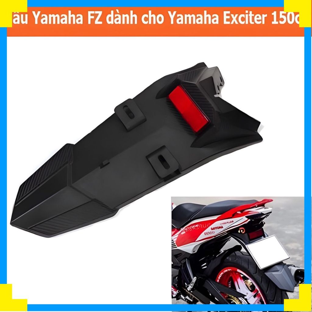 บังโคลน Fz Ex 150 ที่ปรับปรุงเพื่อป้องกันการขูดล้อ - Fz Exciter 150 หางบังโคลน [EXTREMELY GOOD PRICE