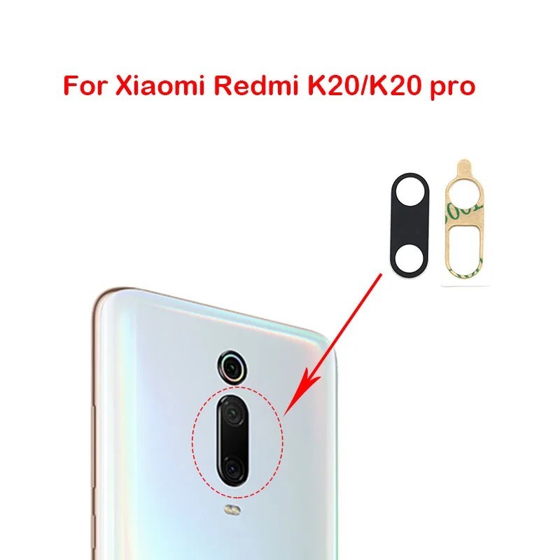 กระจกด้านนอก Camrea K20 PRO ขอบเลนส์ เลนส์สีส้ม เลนส์กล้อง redmi k20 - xiaomi mi 9t, M1903F10I,M1903