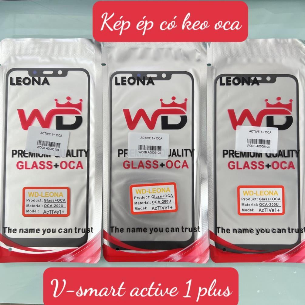 กระจกกดหน้าจอพร้อม OCA VSMART ACTIVE 1 PLUS ADHESIVE - VIN ACTIVE 1+ GLASS - กระจก V-SMART ACTIVE 1 
