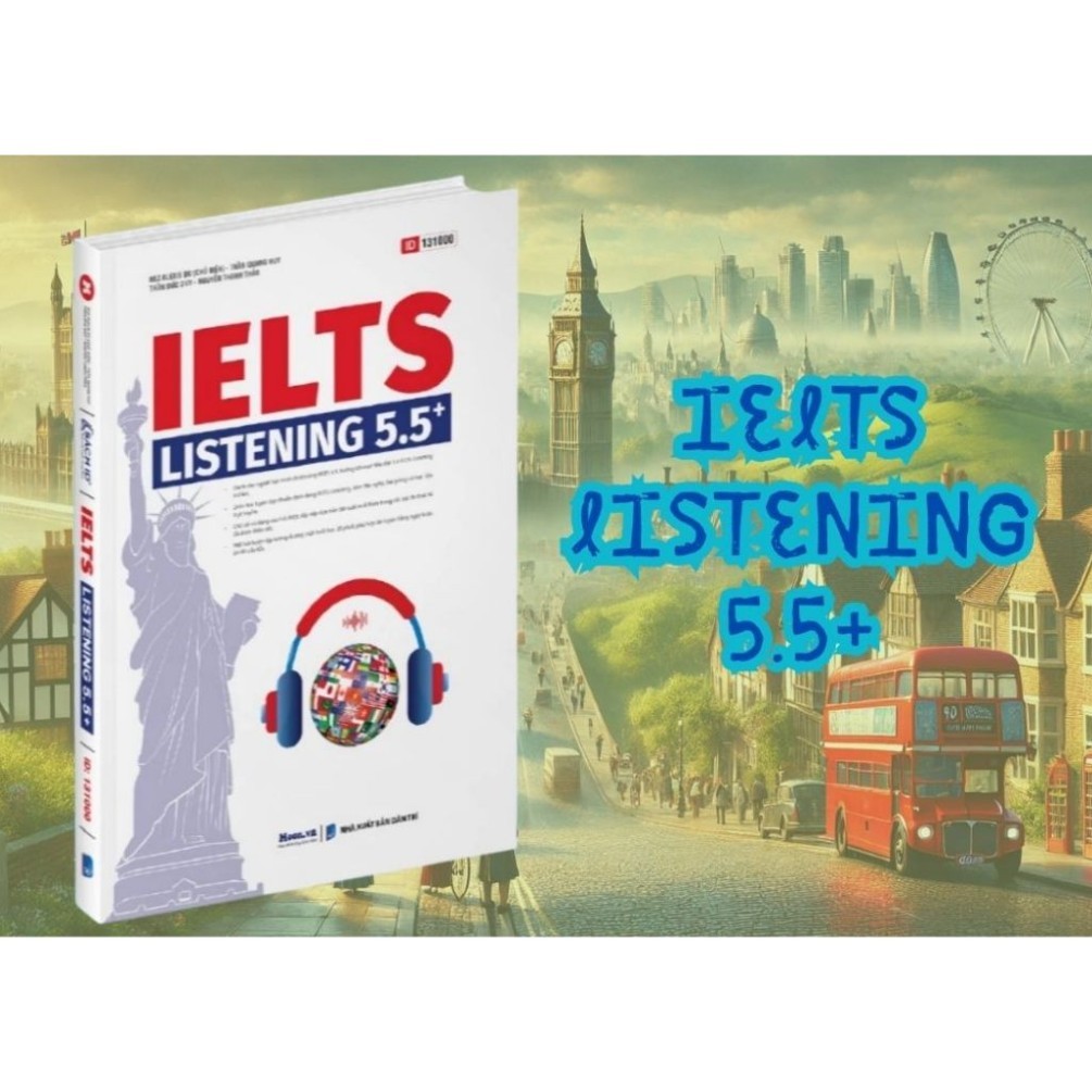 หนังสือ - IELTS Listening 5.5+ - MoonBook