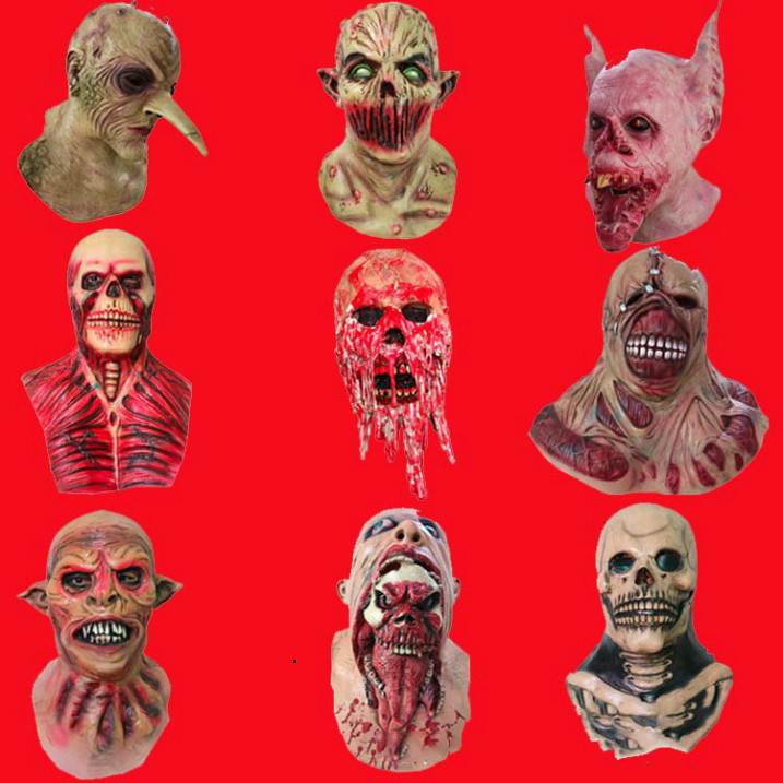 [WESTAGE]-FUND MASK-HOROR MASK-ZOMBIE STITCHED MASK-HAS HALLOWEEN COSTUME MASK-OUT COSTUME COSTUME C