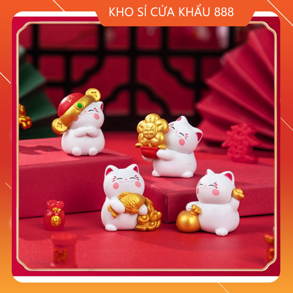 ชุดโมเดล MINI CATS KITTEN 4 ชิ้น
