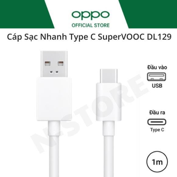 OPPO Type C 3A 6.5A 8A Super VOOC DL129 สายชาร์จเร็ว - สินค้าของแท้