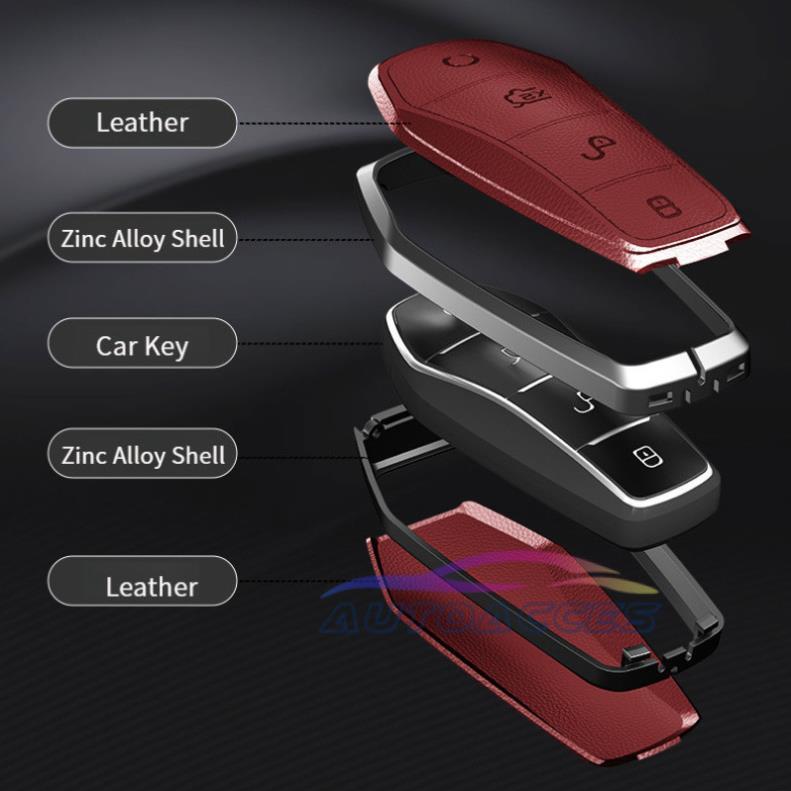 กุญแจรถ BYD สําหรับ BYD tatto3 EV BYD Dolphin Remote Key Fob พวงกุญแจผู้ถือ