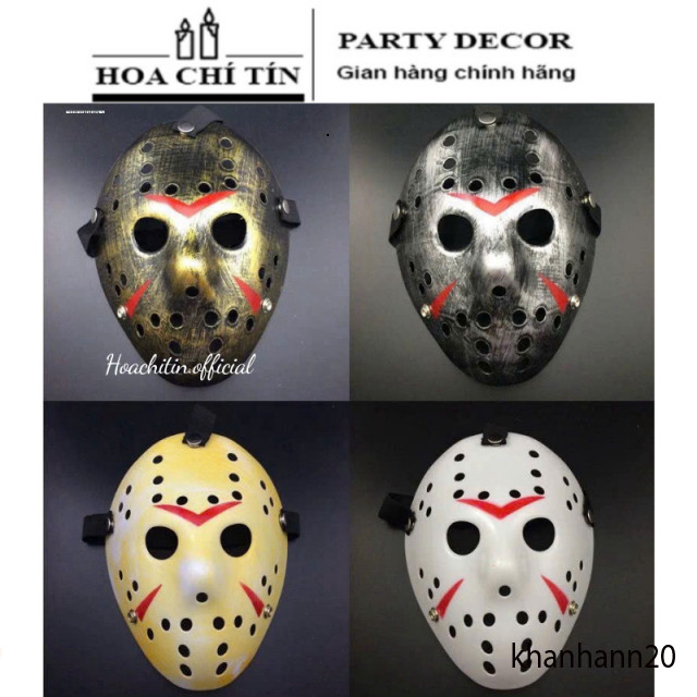 หน้ากากหนัง Jason Voorhees คุณภาพสูง