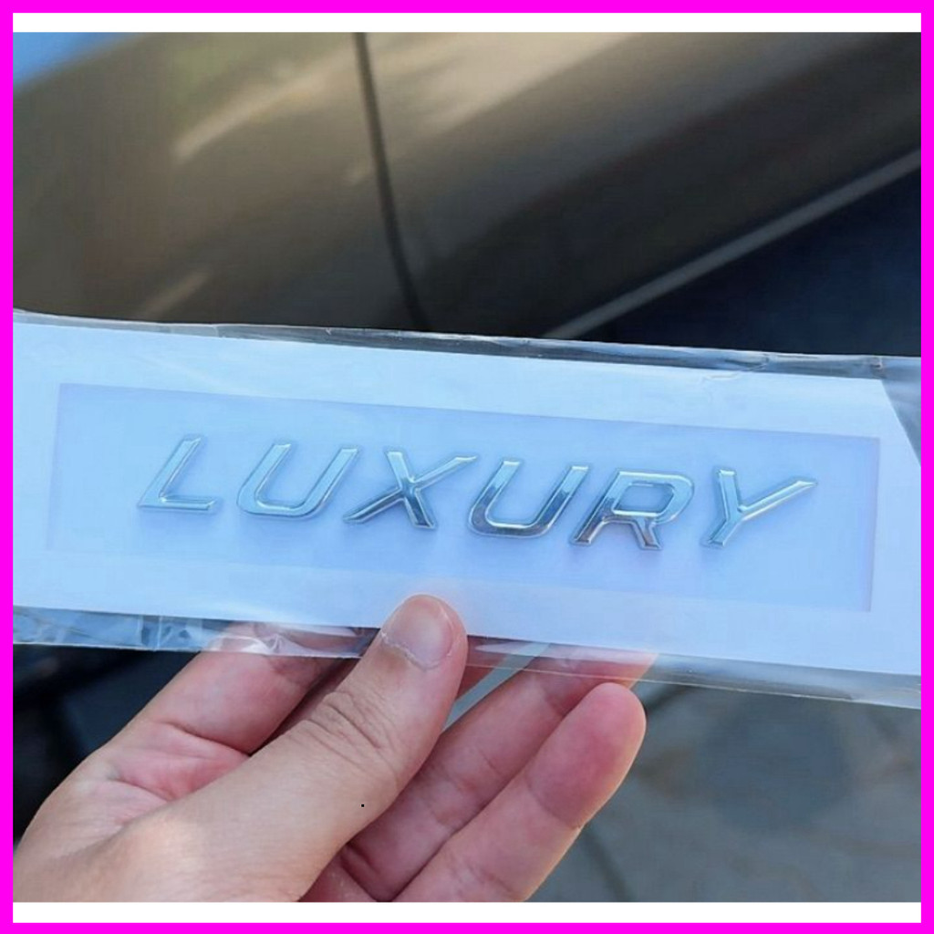 PREMIUM, LUXURY, แสตมป์ตกแต่งรถไลน์ LUXURY, อุปกรณ์ตกแต่ง - satoruklinh