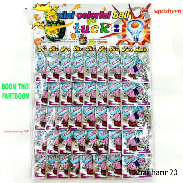 เสื้อ Fart Boom Rotten BOOM - Combo of 40 Troll Friends Rotten Packs