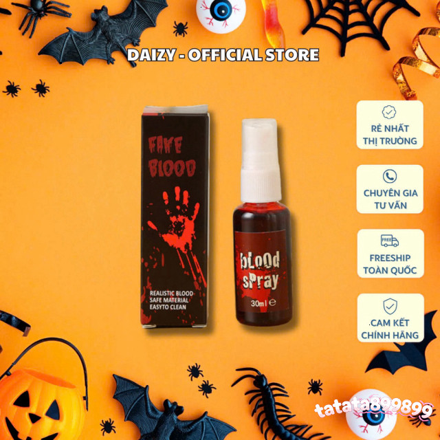 Professional Haloween Fake Blood 30ML/60ML, สเปรย์เจ็ท, ชีคฟิล์มคอสเพลย์