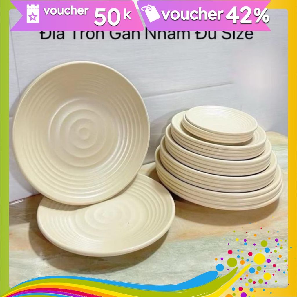 (แก้ไข) ROUND PLATE จานพลาสติกรุ่นใหม่ จานพลาสติก pp
