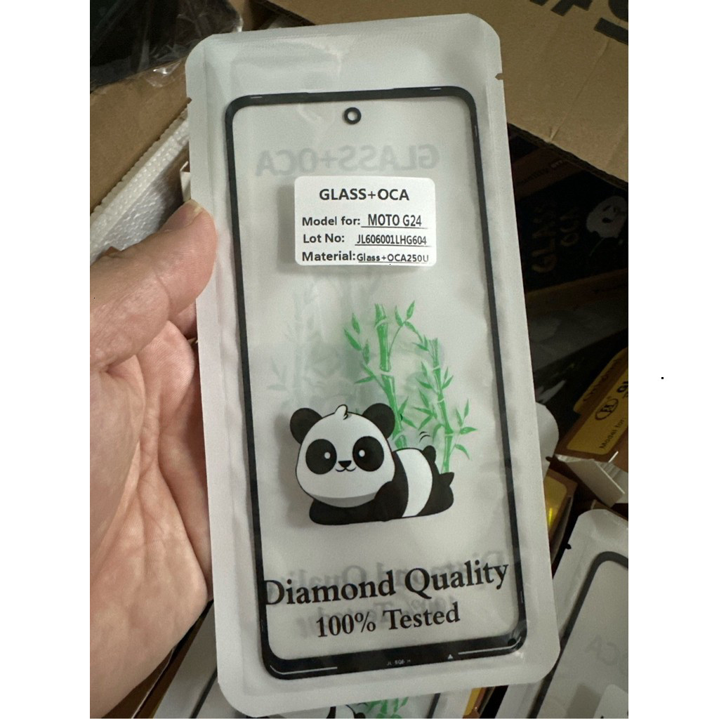 กระจกกึ่งสําเร็จรูป Motorola moto g24/g04s/g04/e14