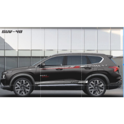 สติ๊กเกอร์ King Decal สําหรับรถเก๋ง - SUV - Hatchback รุ่นใหม่ล่าสุด - สติ๊กเกอร์สวยๆ