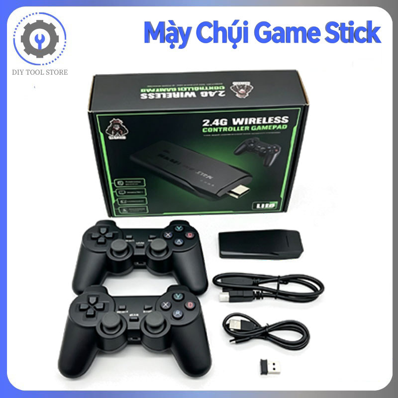 Game Stick V5 hdmi ดาวน์โหลดไร้สาย มังกรดํา