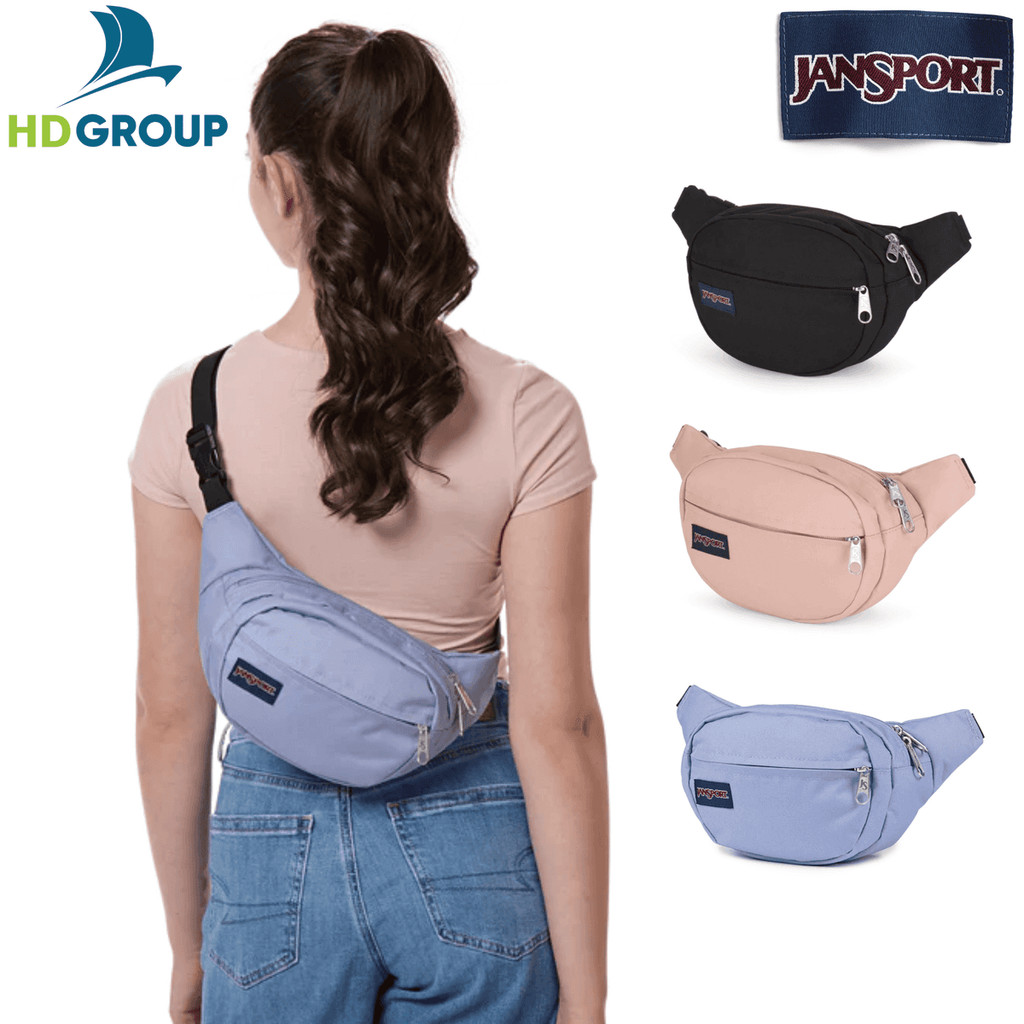 ของแท้ Jansport (USA) Fifth Avenue Fanny Pack 2.5L กระเป๋าสะพายข้าง ดีไซน์อเนกประสงค์ ผ้าคุณภาพสูง -