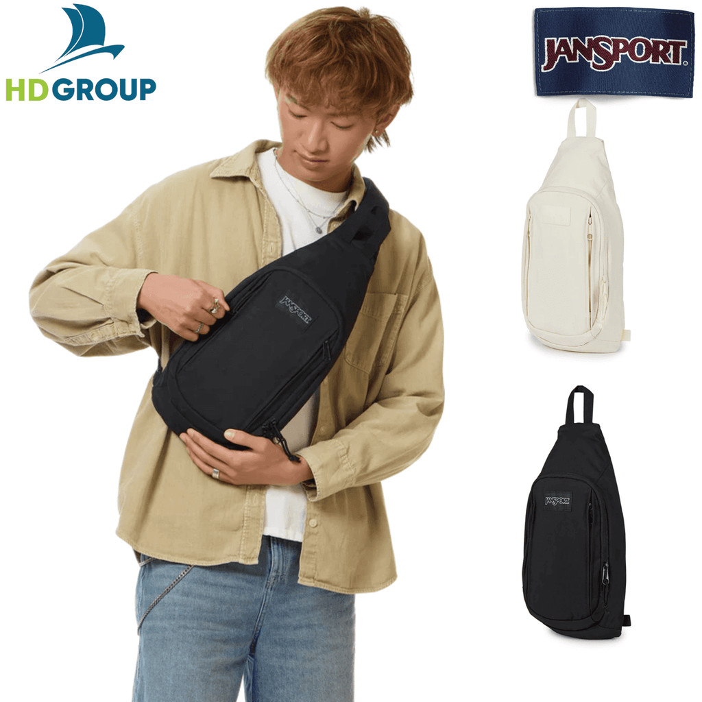 ของแท้ Jansport (USA) Move Sling FX Soft Nylon 6L crossbody bag วัสดุเบา ช่องสะดวก - JS0A8984