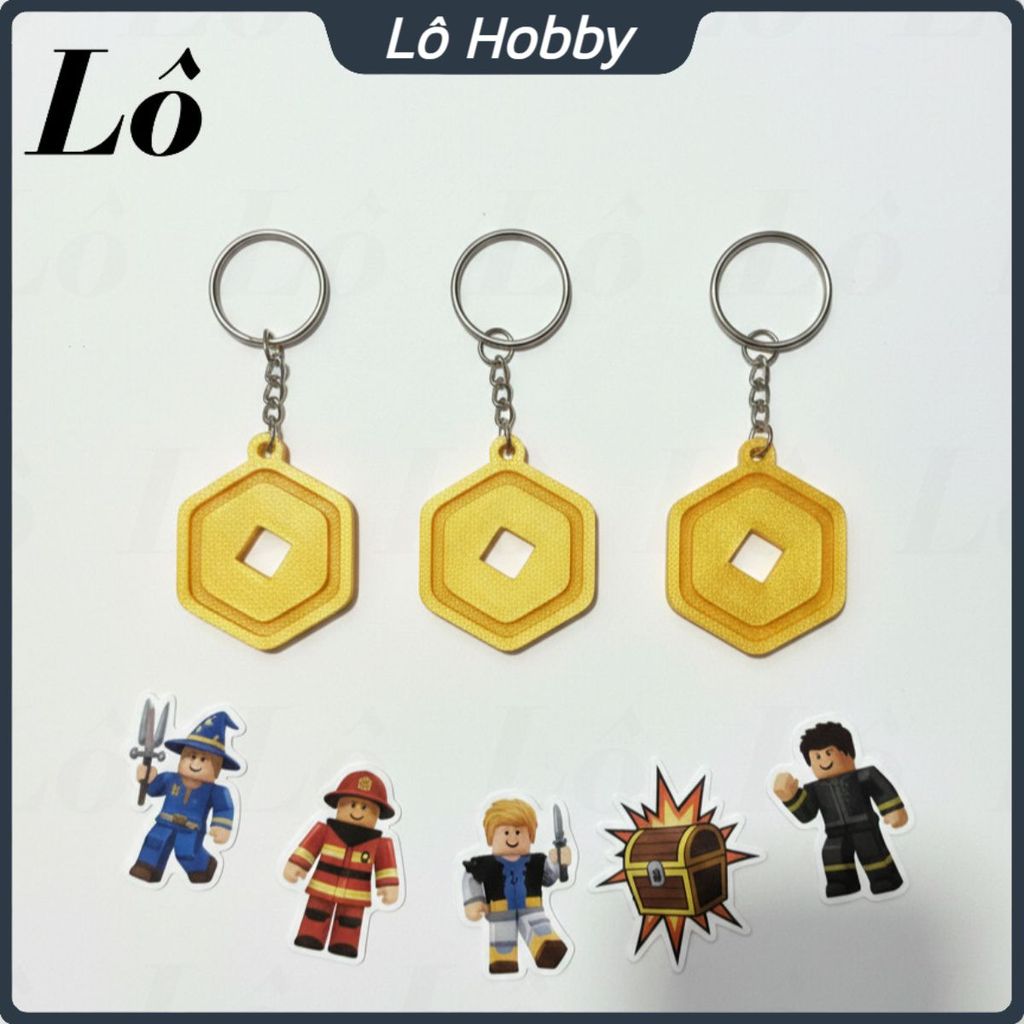 พวงกุญแจ Robux | โมเดล Robux สร้างโชคสําหรับผู้เล่น Roblox