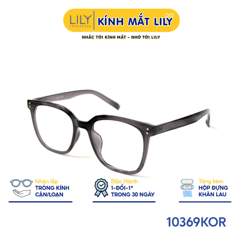 LILYEYEWEAR กรอบแว่นตาทรงสี่เหลี่ยมสําหรับผู้ชายและผู้หญิงทําจากพลาสติกคุณภาพสูงแข็งแรงดีไซน์ทันสมัย