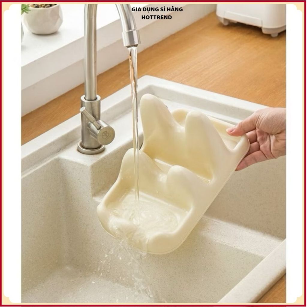 (COMBO of 3) 3 COMPARTMENT POT LID TRAY, SMART ANTI-SLIP COOKING SPOON และ FORK SHELF