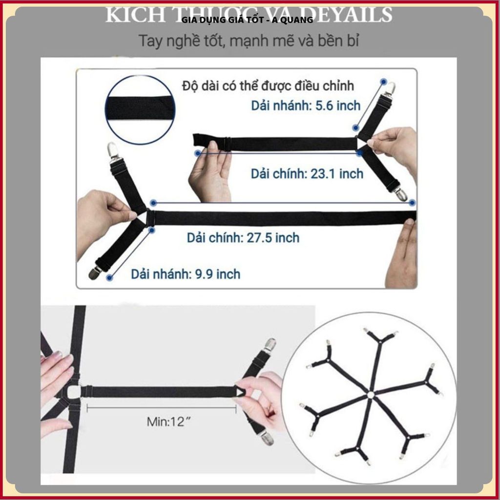 COMPACT METAL BED SHEET Clamp, FAMILY BED SHEET HOLDER, โลหะ