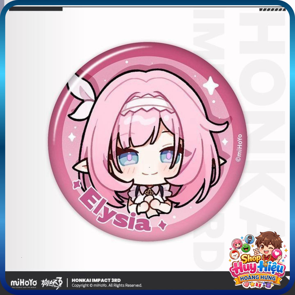 [จัดส่งรวดเร็ว] Honkai Impact 3rd Elysia HONKAI MEME Can Badge 58mm ขนาด 58mm HOTTREND