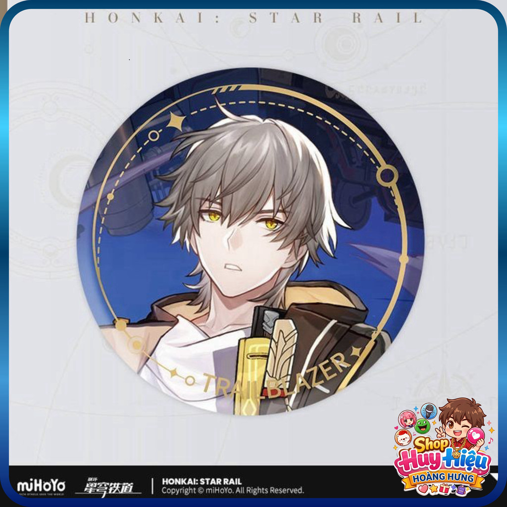 [จัดส่งรวดเร็ว] Caelus Trailblaze Badge Cartoon Collection ขนาด 58 มม. ขนาดใหญ่ HOTTREND