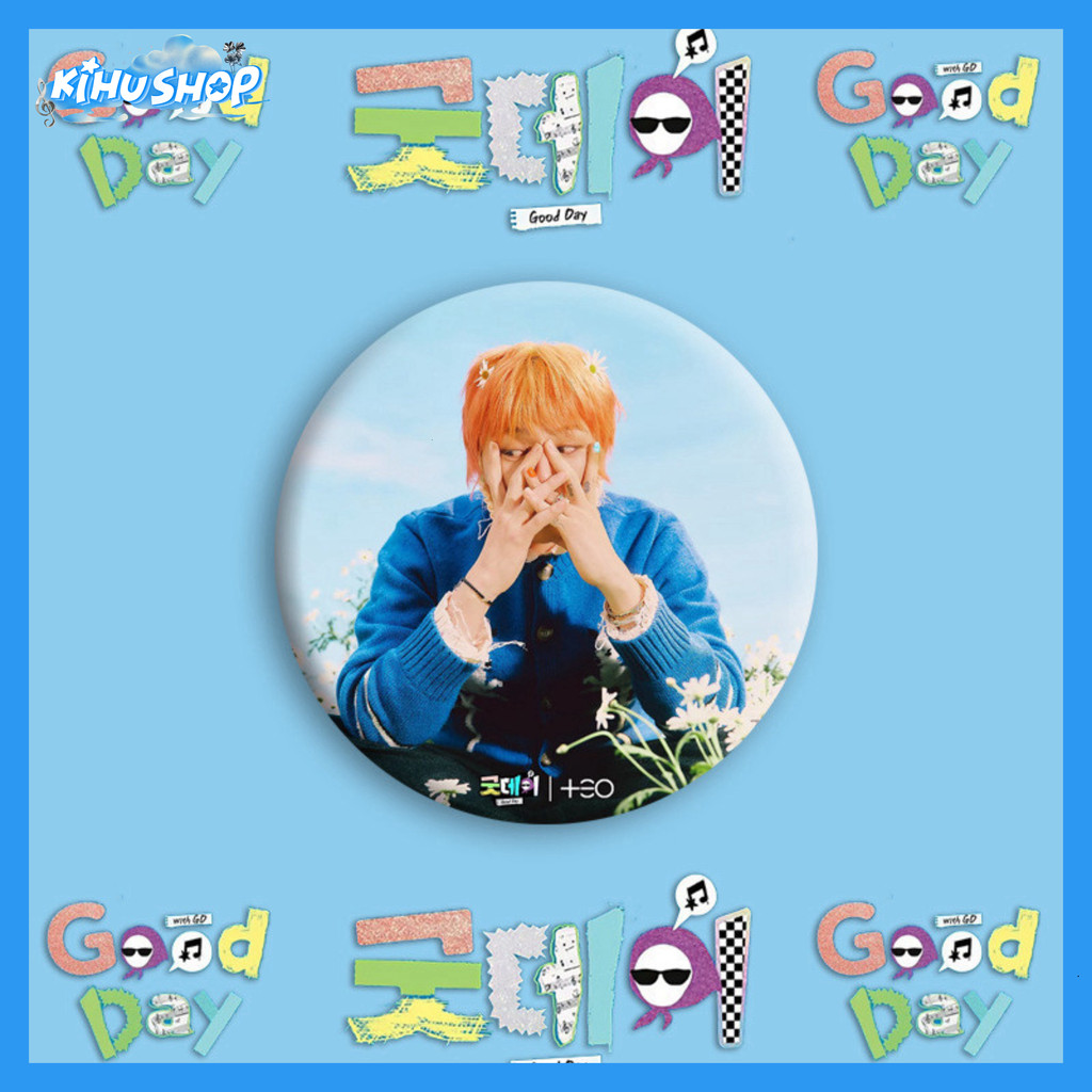 [KIHUSHOP] Kpop G-DRAGON Good Day เสื้อผ้าป้ายเข็มกลัดเข็มกลัดเสื้อผ้า GD