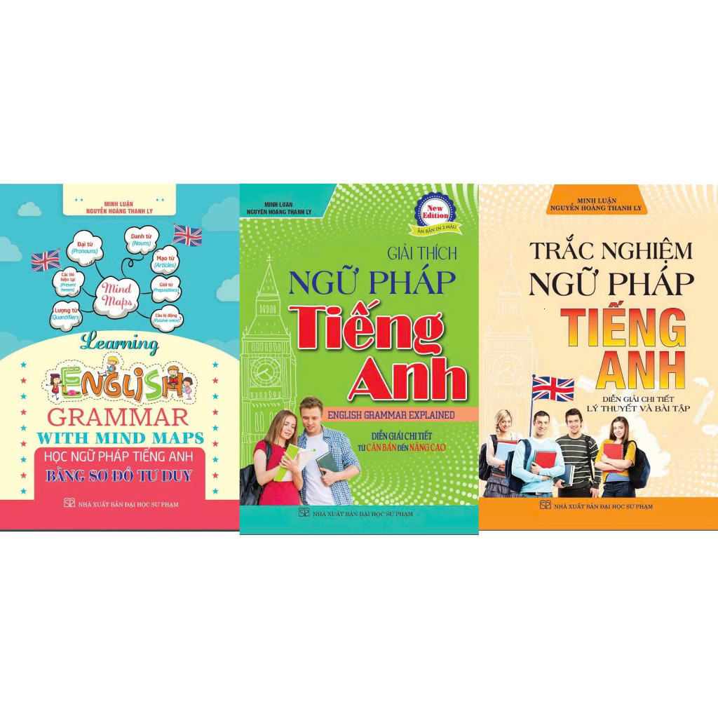 หนังสือ - Grammar Learning Combo + Grammar Tests & English Grammar Explanation (ชุด 3 ชิ้น) - HA