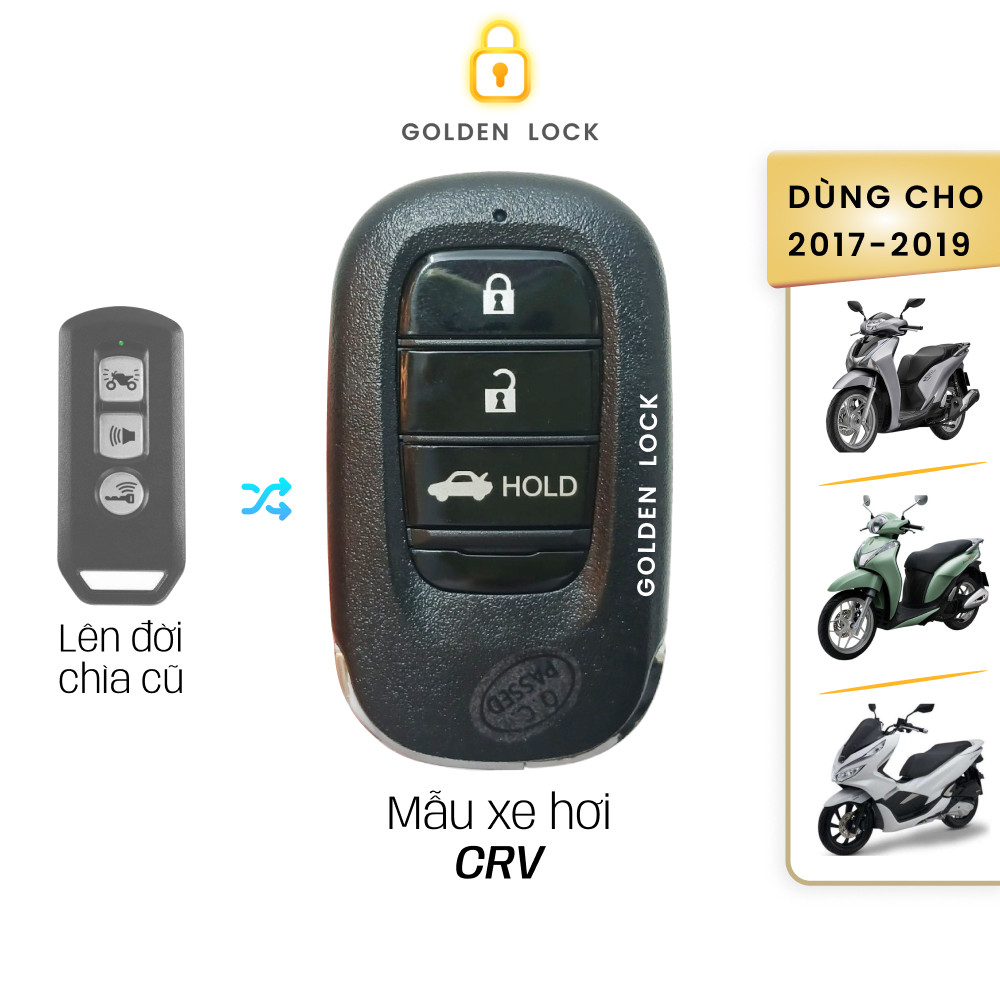 รีโมท Honda SH, SH Mode, PCX K01, K35, K29, K77 CRV 2015-2019 รุ่น (แถมพวงกุญแจ ติดตั้งให้คําปรึกษา)