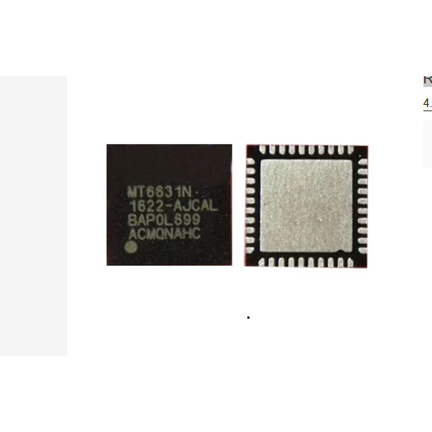 Wifi IC MT6631N สําหรับ Samsung A10S, Vivo Y91C, OPPO Reno2, Redmi Note 4, Honor 9A