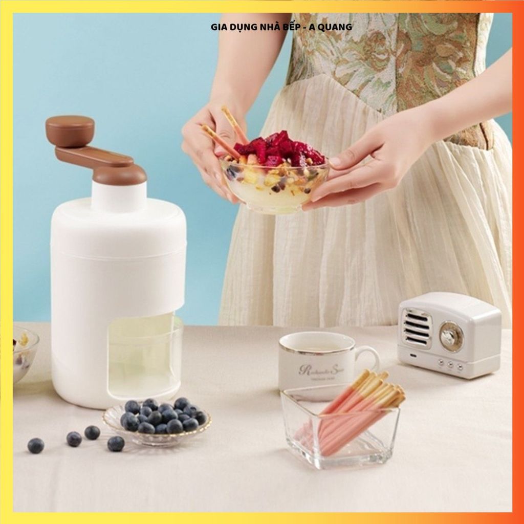 MINI ICE GRINDER, HAND SNOW ICE GRINDER, HANDHELD ICE GRINDER, Compact, ใช้งานง่ายและสะดวก