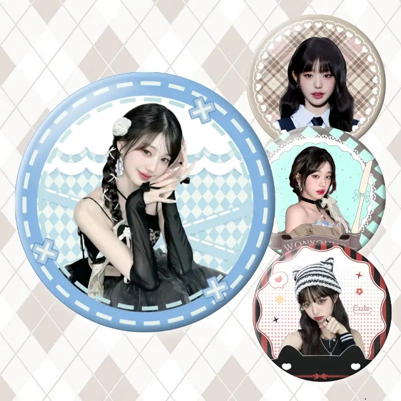UNI.FUN ive jang won pin badge pin badge