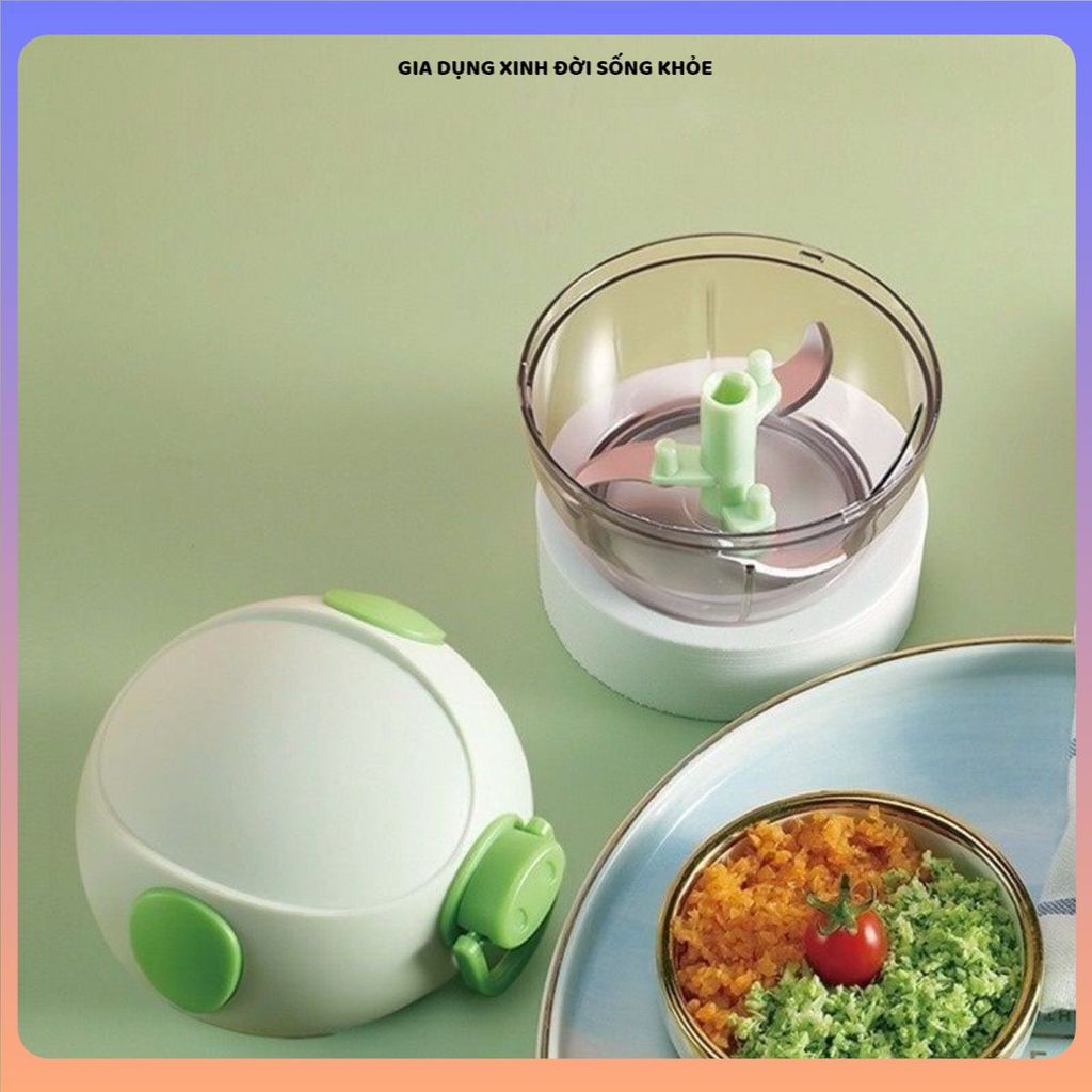 MINI HANDHELD GARLIC CHILLI GRINDER, PIG-SHAPED FOOD GRINDER, เหมาะสําหรับบดเครื่องเทศและของว่างทุกว