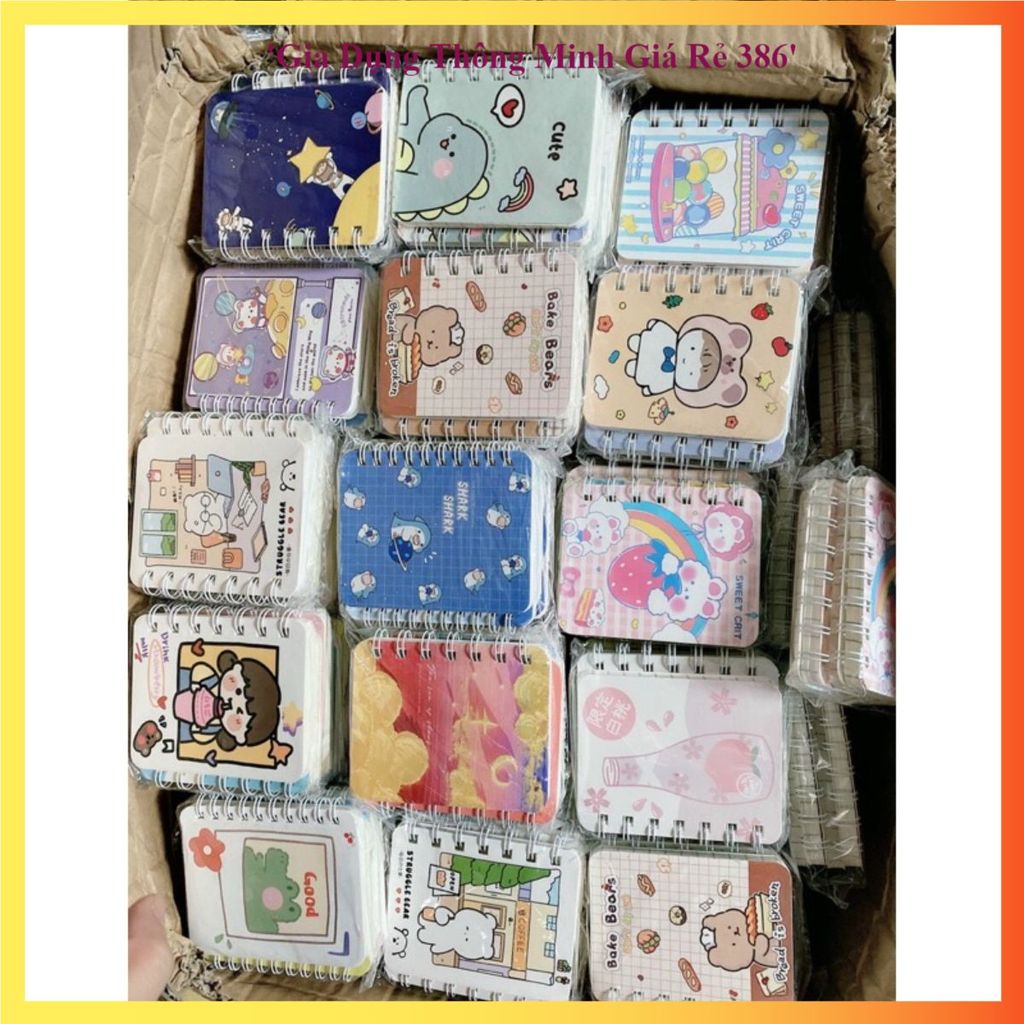 XO (COMBO 3) A7 SPRING Notebook, Lined Mini Notebook, Cute, Stationery, Study Notebook