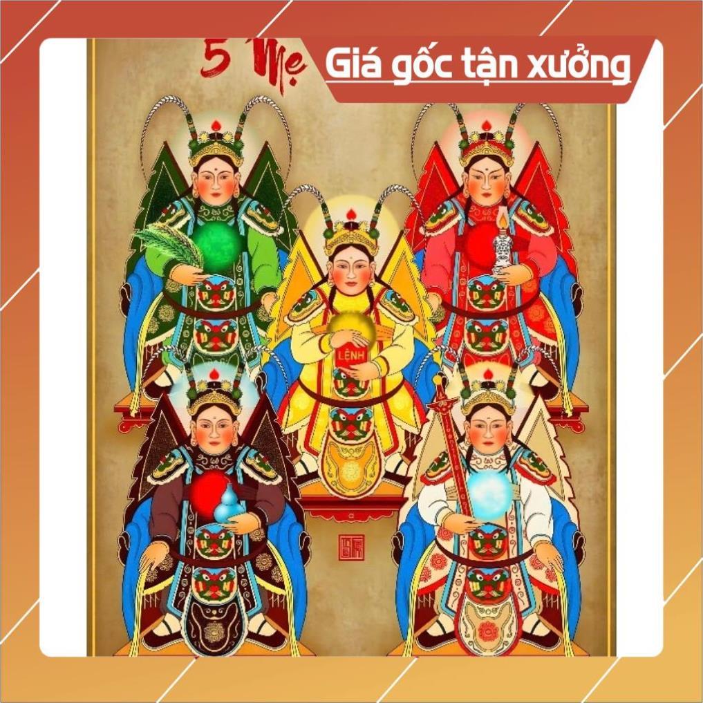 ภาพวาด 5 MOTHERS OF THE FIVE ELEMENTS (สนับสนุนชะตา)