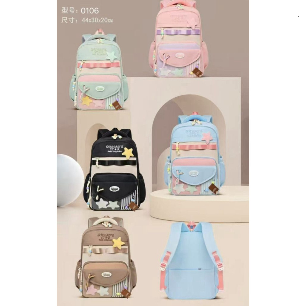 [HOT] กระเป๋าเป้สําหรับนักเรียนชั้นประถมศึกษา ขนาด 44cm *30cm *20 cm..