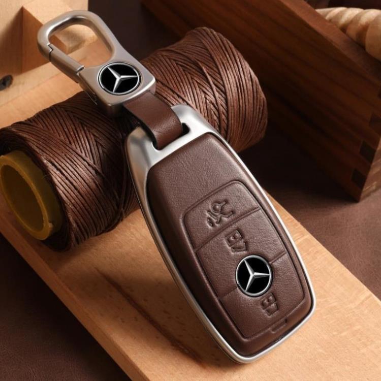 พวงกุญแจสําหรับ Mercedes Benz AMG W203 W205 W210 W124 W202 W204 CLA GLA GLK AMG ฝาครอบกุญแจ