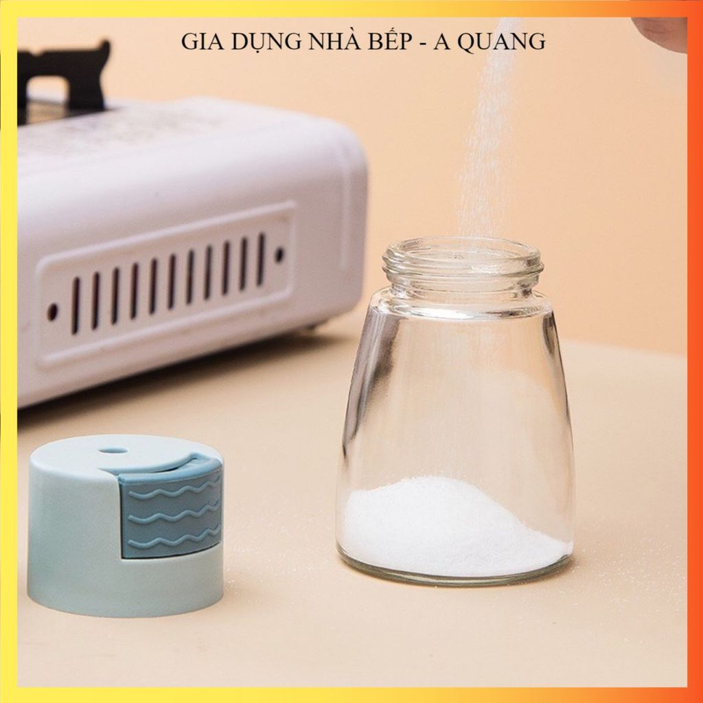 (4 JARS) KITCHEN SPICE JARS, 180ML GLASS SPICE JARS, ปุ่มเสริม, ขวดเครื่องเทศระดับพรีเมียม