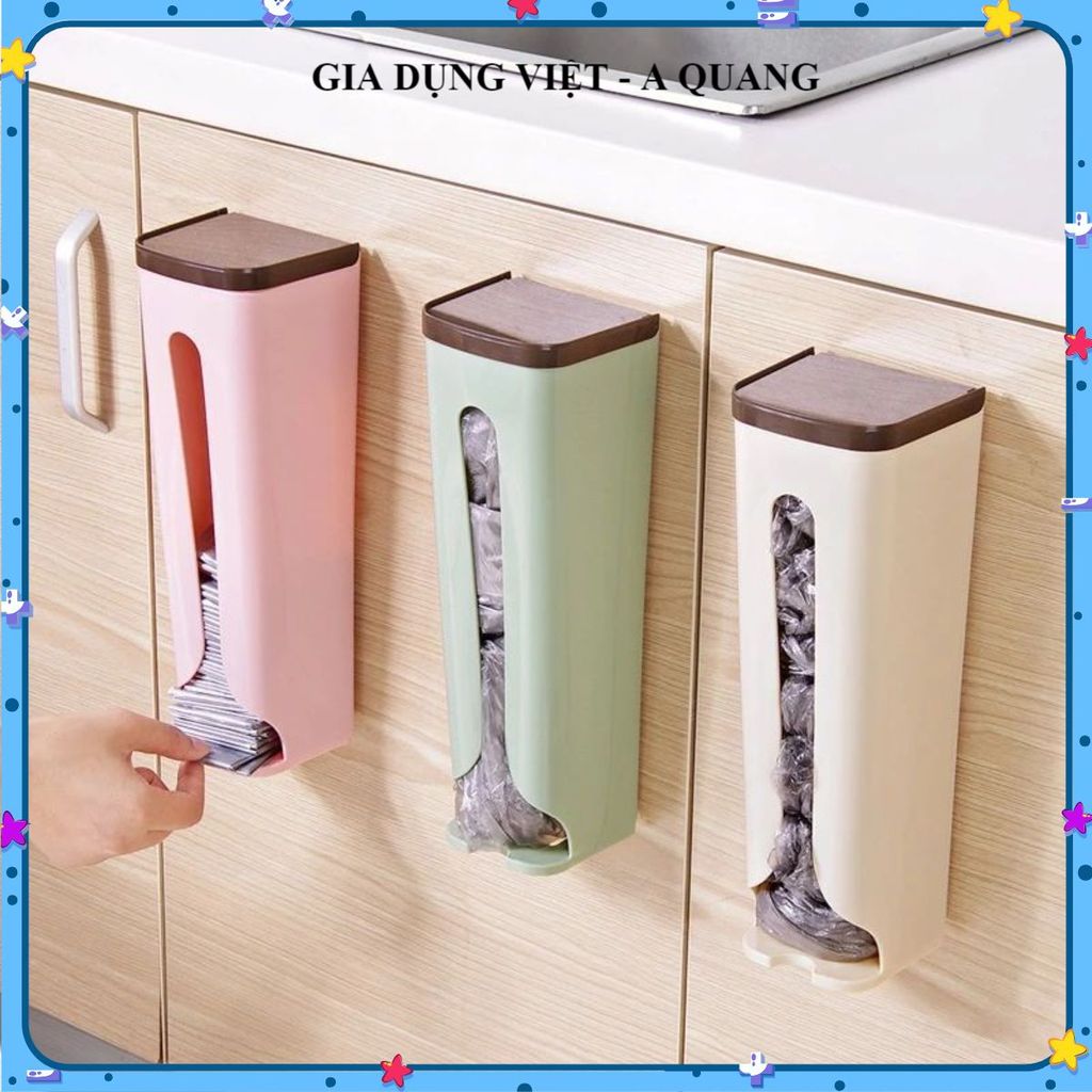 (COMBO 3) SMART WALL-STICKED NILON BAG CTAINER, CONVIENENT, COMPACT GARBAGE BAG, อุปกรณ์เสริม