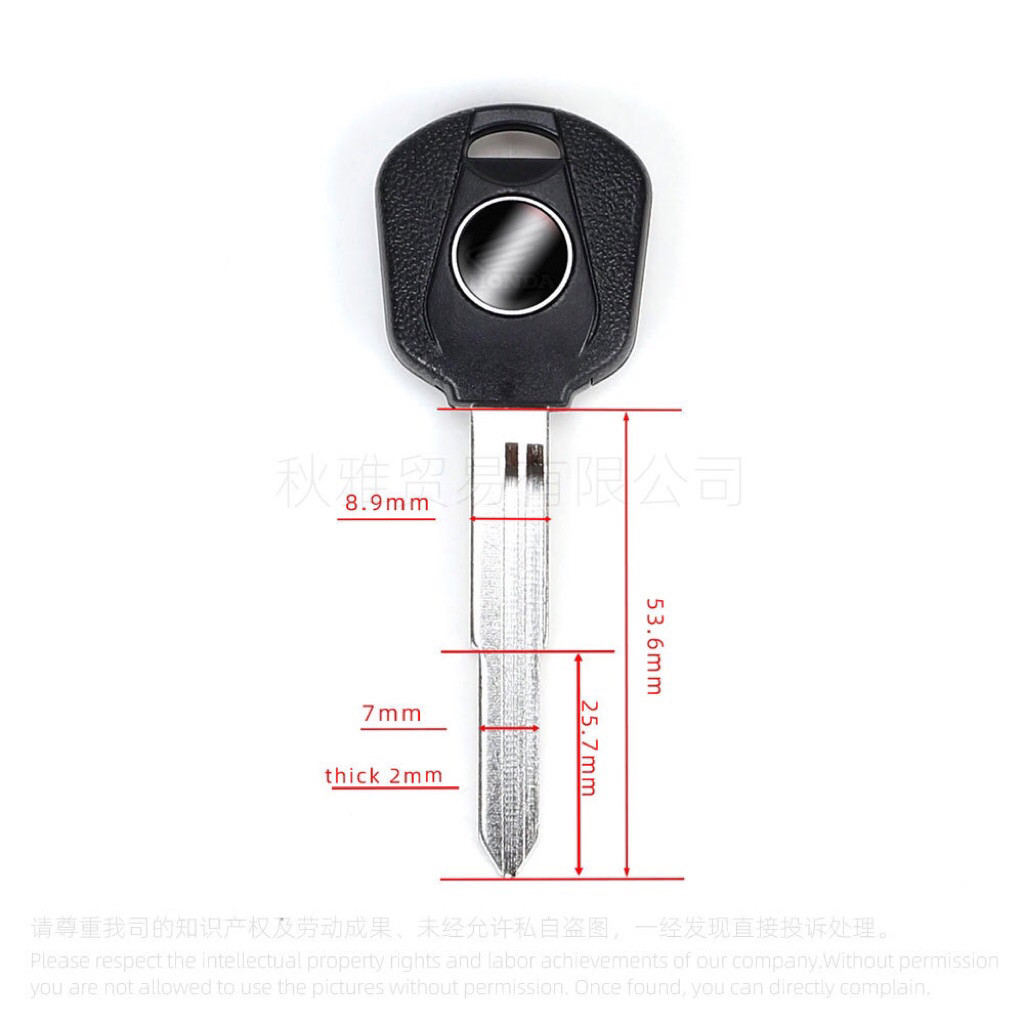 กุญแจเปล่าสําหรับ HONDA CBR1000RR CBR 1000 RR CBR1000 RR 2008-2021 2020 2019 2018 2017