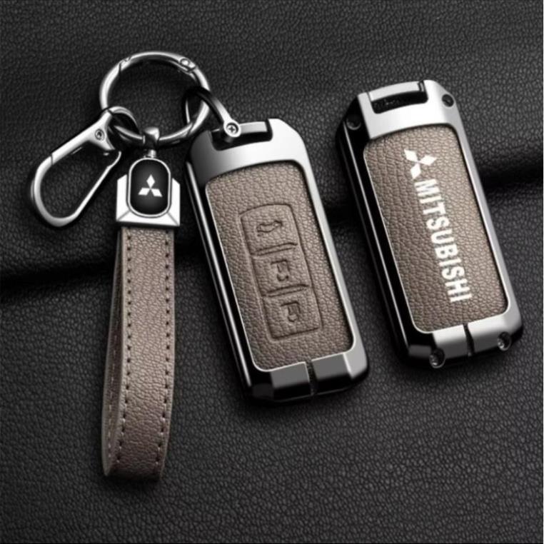 MITSUBISHI XPANDER, XFORCE, OUTLANDER,ATTRANGE ปลอกกุญแจรถ พร้อมเคสและพวงกุญแจ
