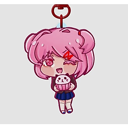 Natsuki DDLC Full Bleed พวงกุญแจอะคริลิค Double Design ตกแต่งร้าน