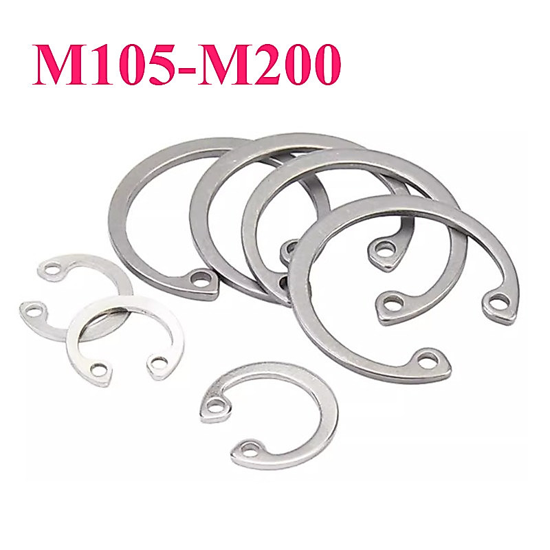 แหวนล็อค ใน ตัว C/ สแตนเลส 304 /Internal Retaining Snap Ring /SUS304/M105-M200【SY8】