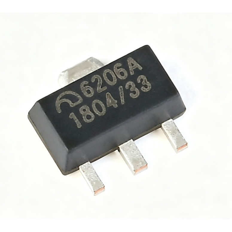 25PCS ME6206A33PG MICROSMD050F-2 H1OSC-SUG-4.9152M ชิปแท้