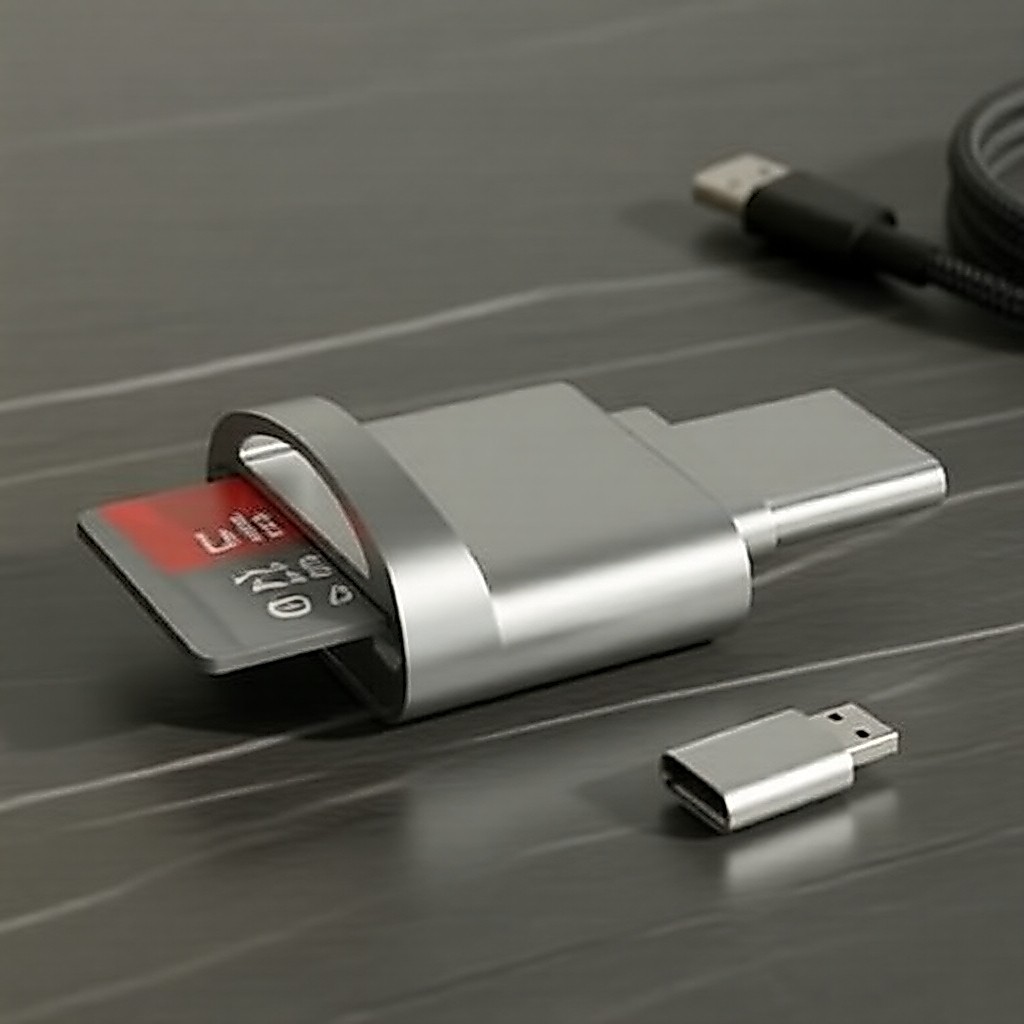 อะแดปเตอร์อ่านการ์ด Micro SD และ OTG USB-C รองรับ Samsung, Mac, iPhone 15 16