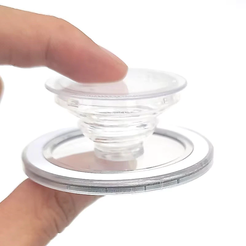 พับแม่เหล็ก Grip Stand ที่วางโทรศัพท์โปร่งใส Pop Grip Holder แหวนนิ้วมือขาตั้งโทรศัพท์สมาร์ทโฟนโทรศัพท์มือถือพับ Mount thumbnail 10