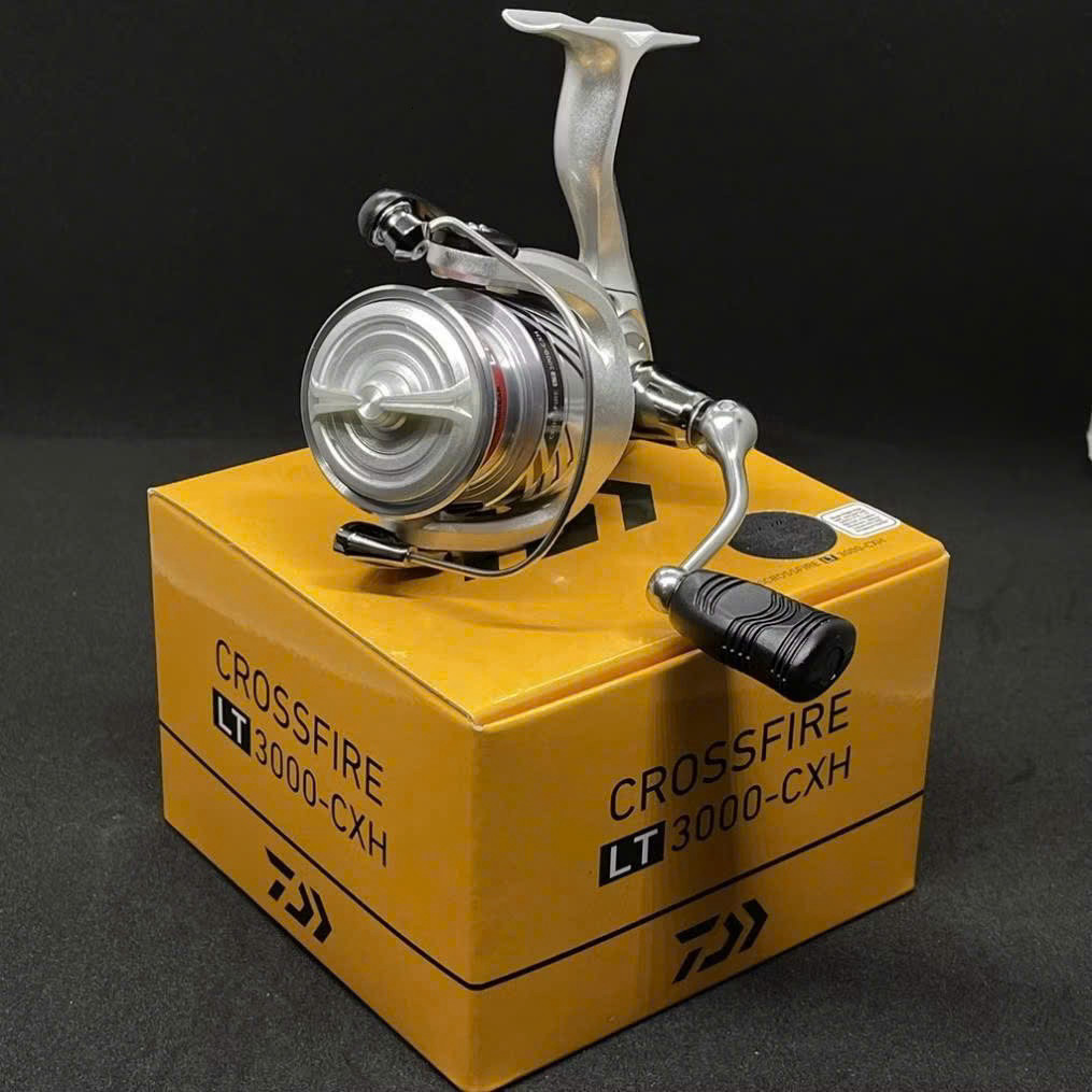 รอกตกปลาแบบหมุนแนวตั้ง - ของแท้ Daiwa Crossfire LT - 2500XH - 3000CXH huaggxv
