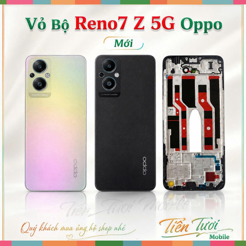เคส Oppo Reno7 Z 5G ใหม่ – กระจกกล้อง, รวมถาดซิม, Minhtue333