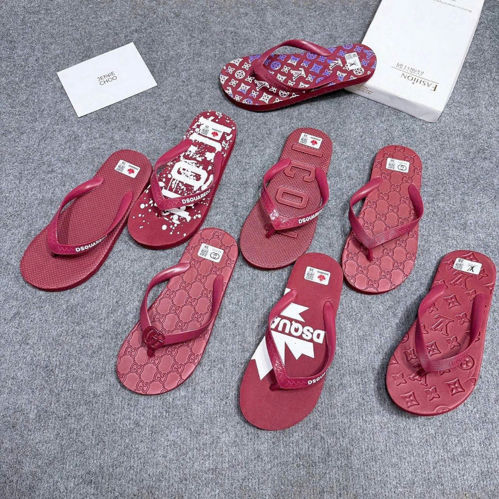 รองเท้าแตะผู้ชาย DSQ สีดําสวย ไปทะเลง่าย - รองเท้าแตะผู้ชาย DSQ อินเทรนด์ 2026```